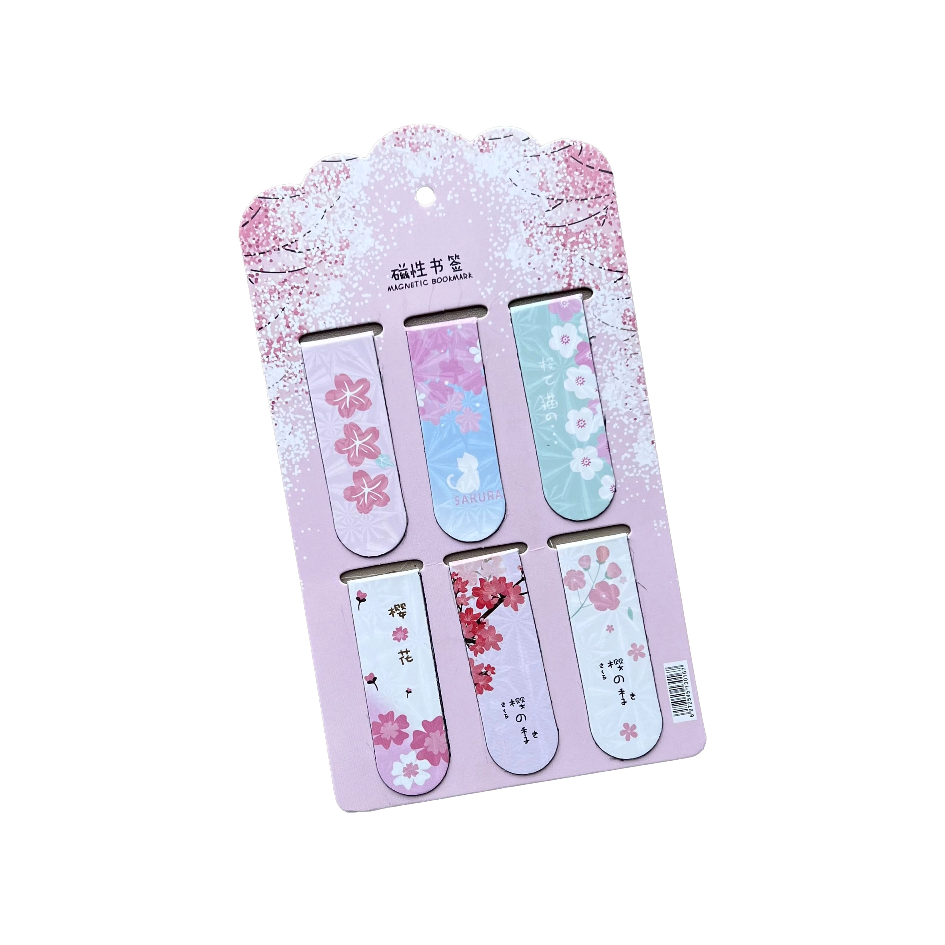 Магнитные закладки, 6 шт. «Сакура» недорого