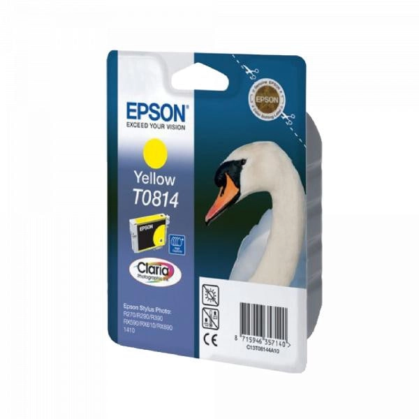 Картридж Epson T0814 (C13T11144A10) желтый купить