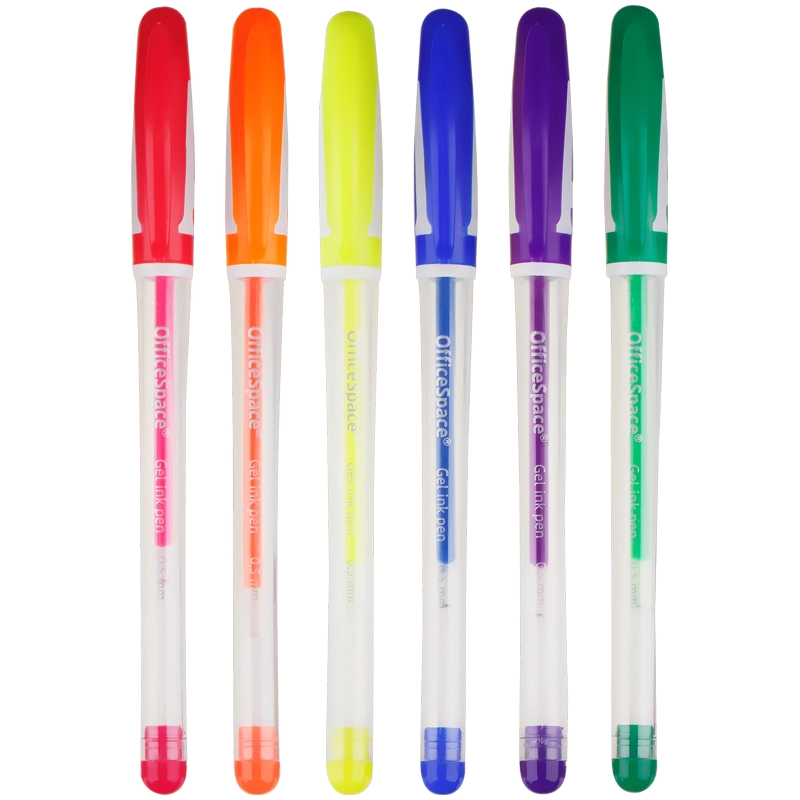 OfficeSpace A-Gel jel qalamlari to'plami, 6 ta rang, 0,5 mm - rasm №4 OfficeSpace A-Gel jel qalamlari to'plami, 6 ta rang, 0,5 mm O'zbekistonda