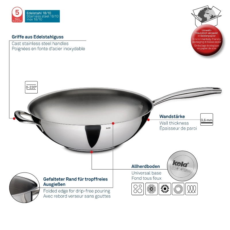 Сковорода вок Kela Flavoria в Узбекистане