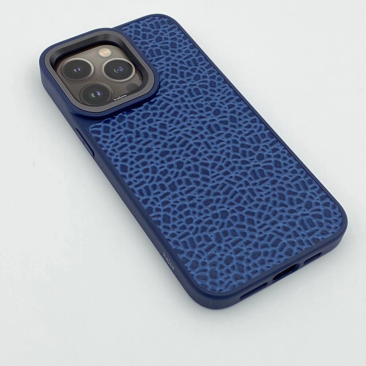 Чехол Kajsa Glaze Pattern для iPhone 15 Pro Max синий недорого