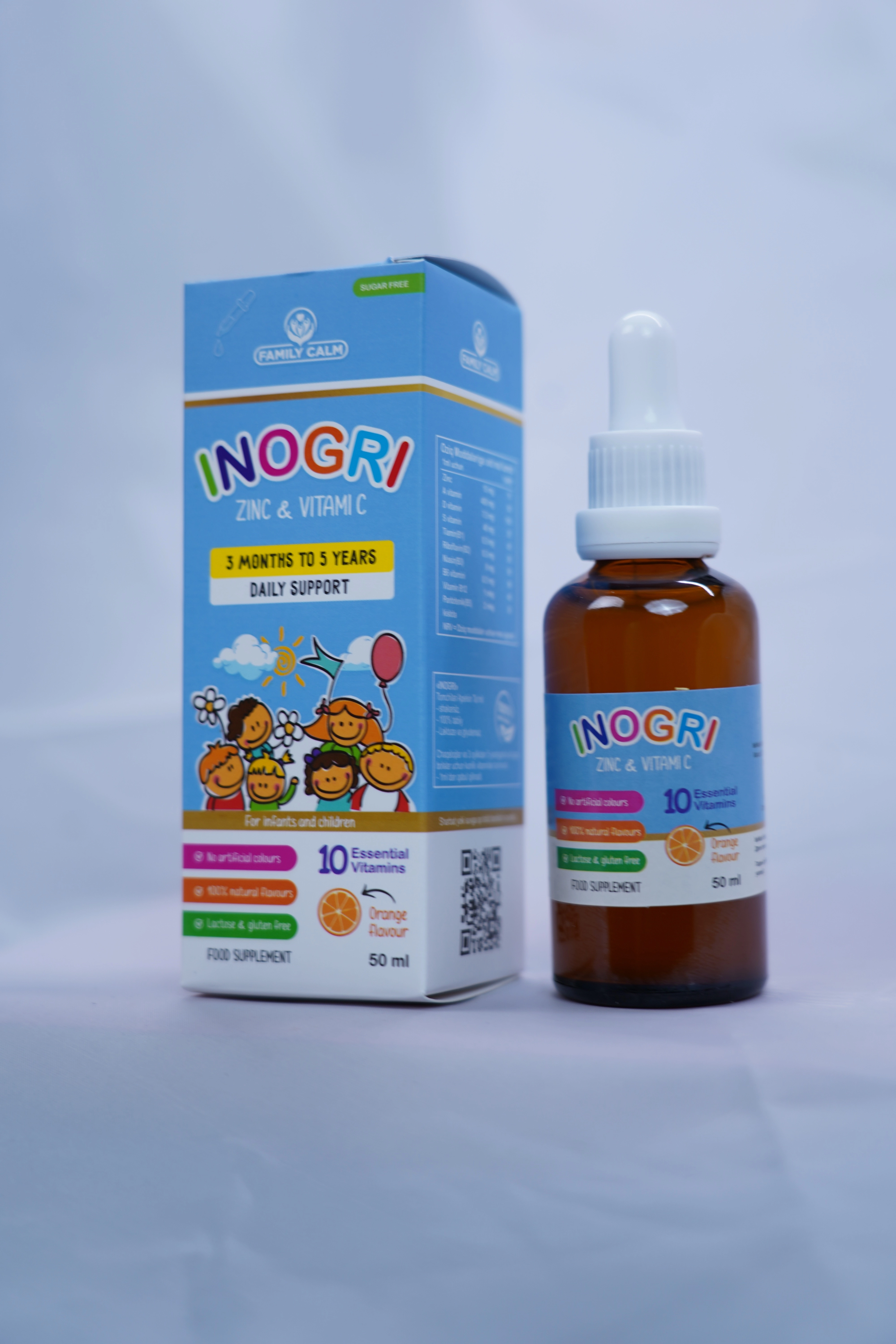 ​​​​​​​INOGRI Family Calm multivitamin tomchilari, 50 ml arzon