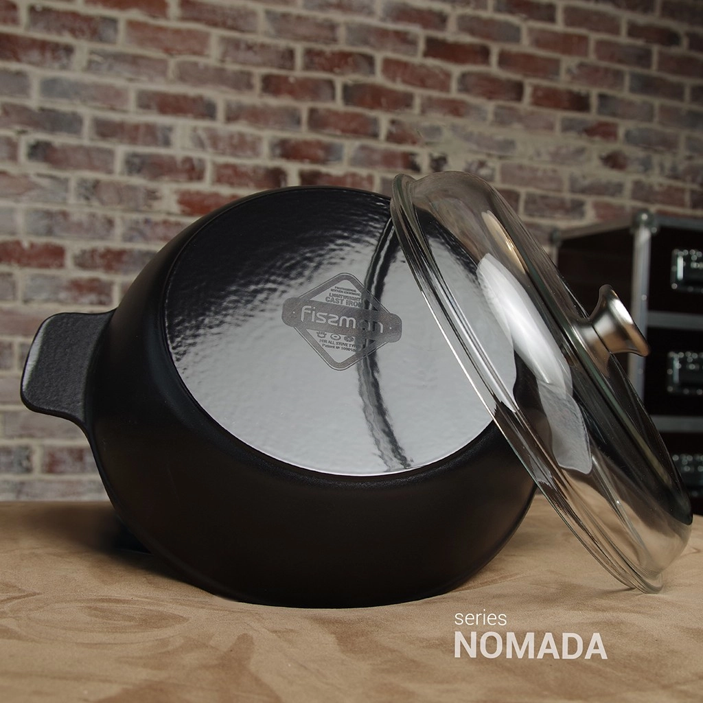 Сотейник Fissman Nomada 28x8 см / 4,1 л со стеклянной крышкой характеристики