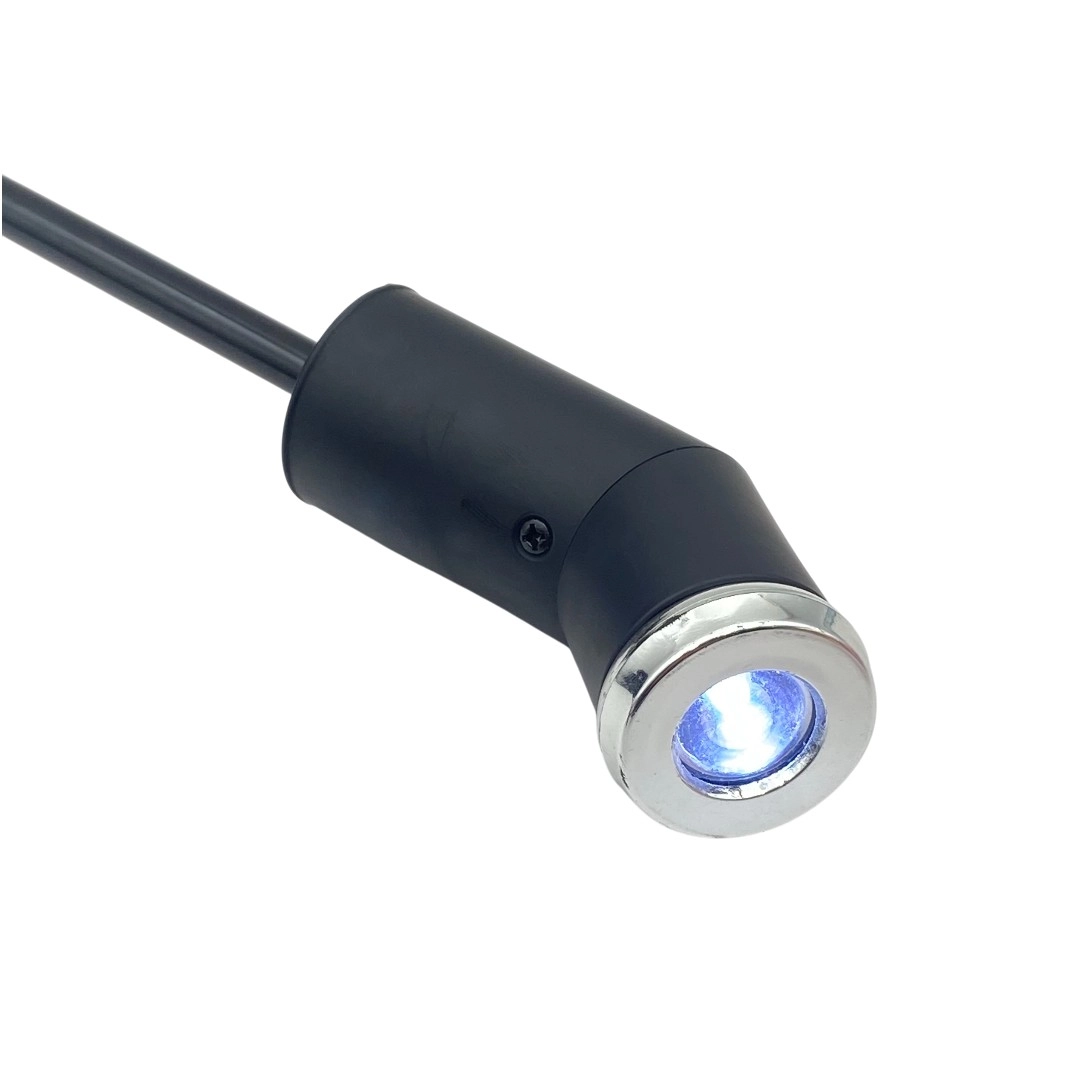 Автоматический чёрный зонт с фонариком цена