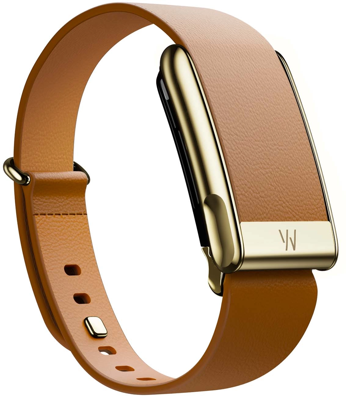 Whoop 5.0 (ONE, PEAK) LeatherLuxe Band (Camel/Gold) charm bilaguzuk tasmasi (Original) sotib olish