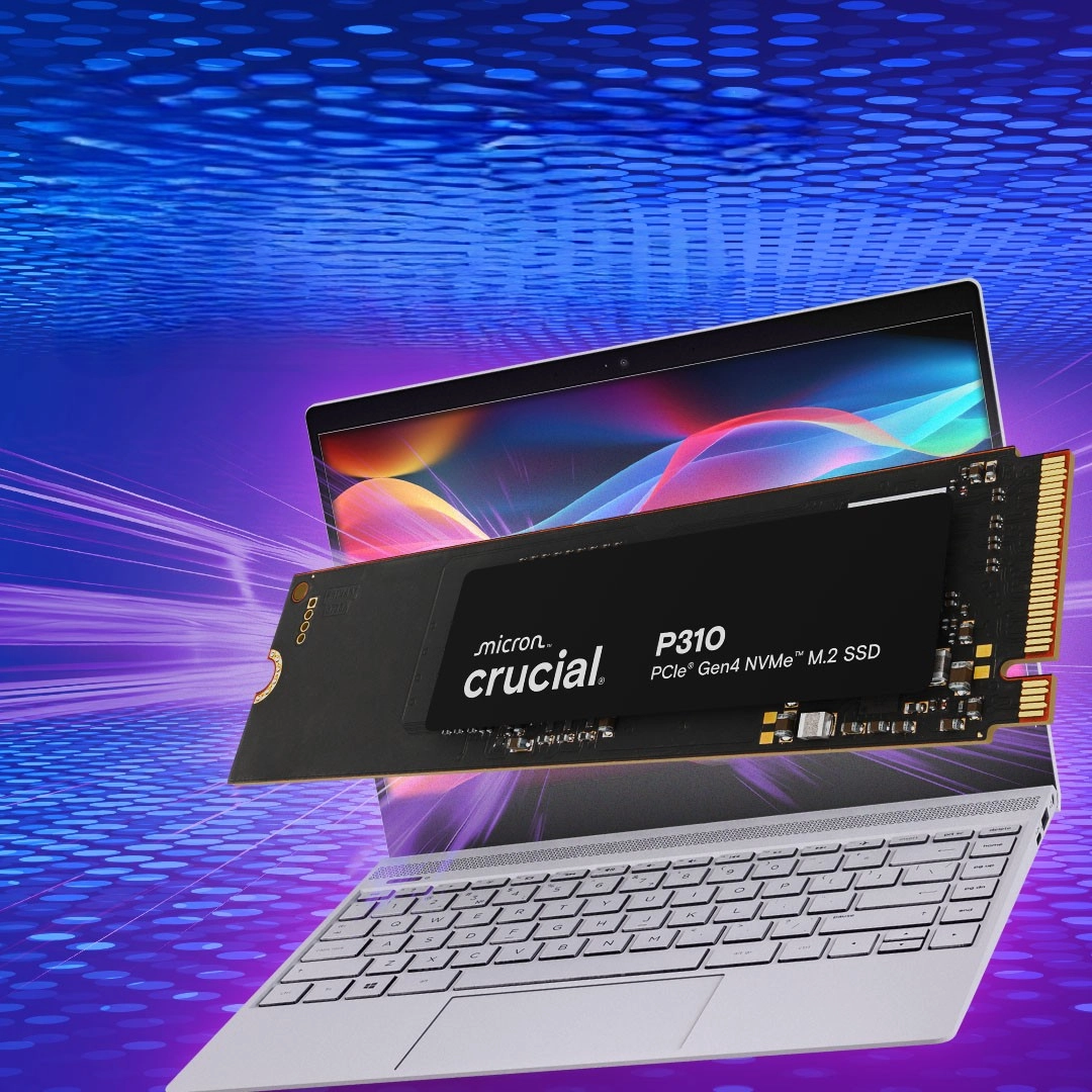 Qattiq jismli jamlagich Crucial P310 / 2TB PCIe Gen4 / NVMe 2280 M.2 SSD , Black bo'lib to'lash