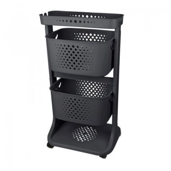 Kat Kat Basket Organizer No:4 Anthracite narsalar uchun javon sotib olish