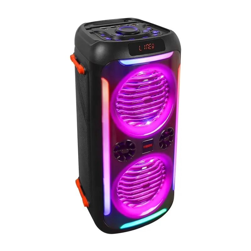Yibok Clubber Party Speaker YB-2607 qora portativ kolonkasi + mikrofon arzon