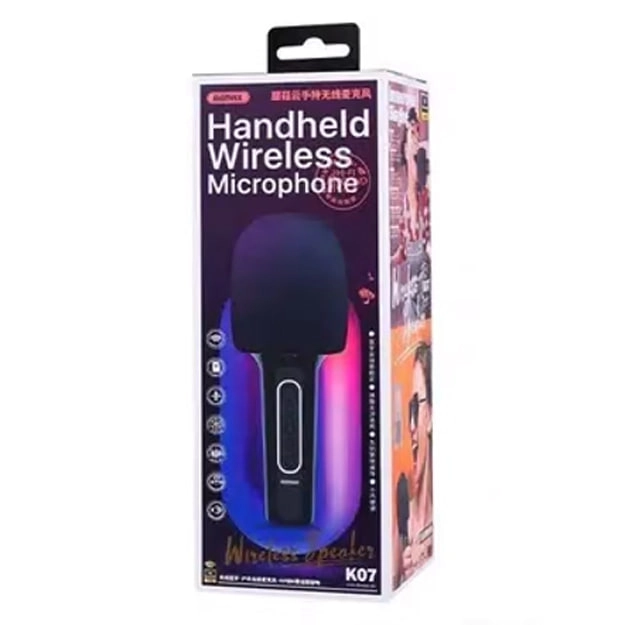 Remax K07 qora  karaoke mikrofon sotib olish