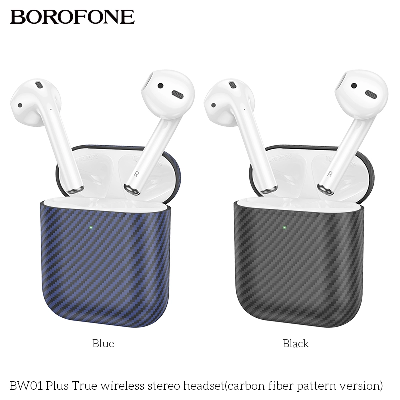 Беспроводные наушники Borofone BW01 Plus синий недорого