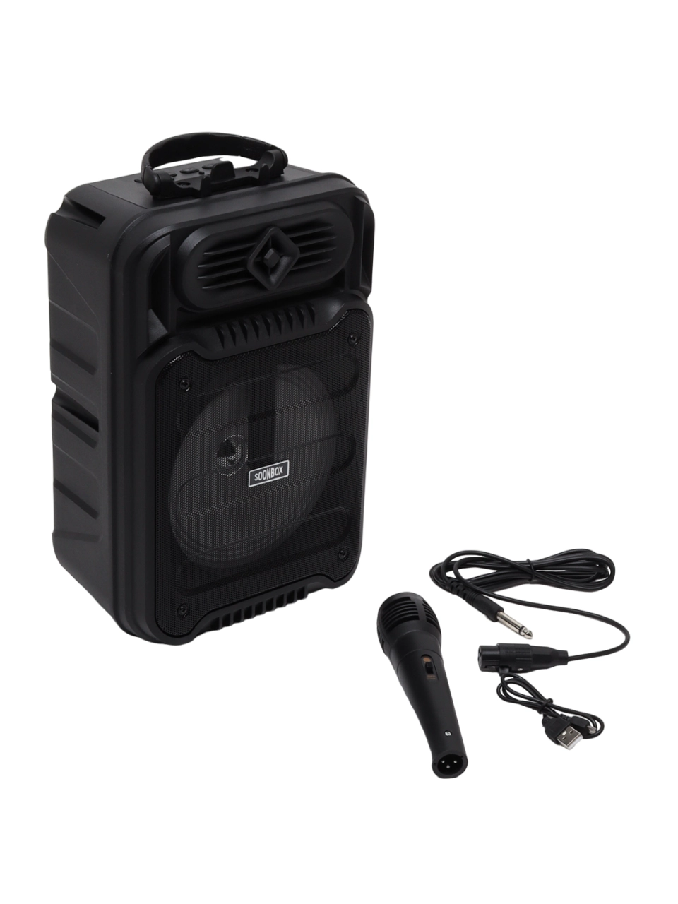 Беспроводная зарядная колонка со светодиодной подсветкой "Soonbox S12", микрофон купить
