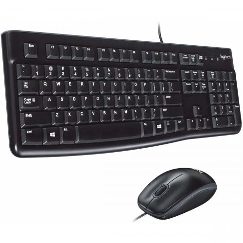 Клавиатура и мышь Logitech Desktop MK120 Black USB купить