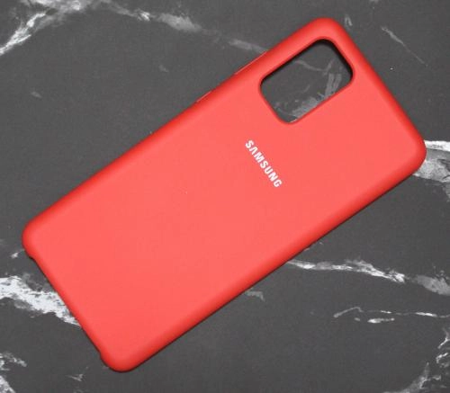 Samsung Galaxy A71 uchun Silicone cover g‘ilofi, qizil sotib olish