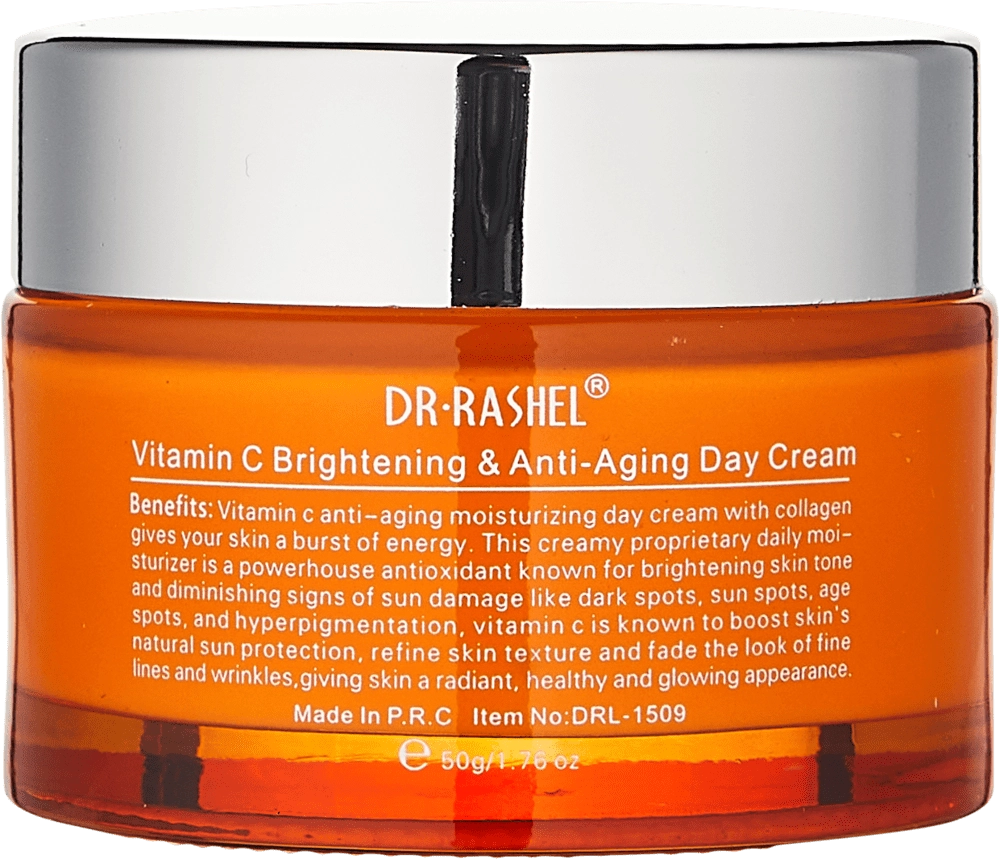 АНТИВОЗРАСТНОЙ ДНЕВНОЙ КРЕМ ДЛЯ ЛИЦА DR.RASHEL С ВИТАМИНОМ С И НИАЦИНАМИДОМ 50GR недорого