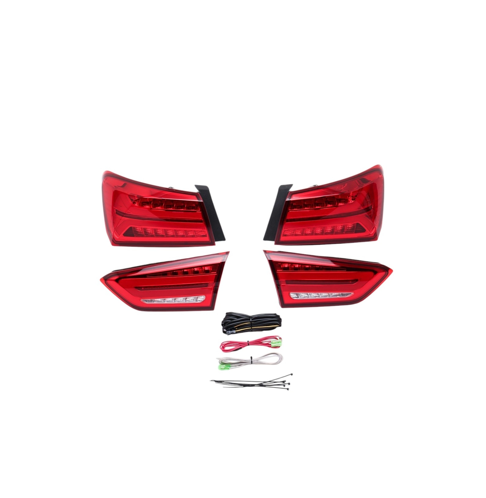 Audi uslubidagi orqa yoritgich, Malibu avtomobili uchun, to'plamda 2 dona sotib olish