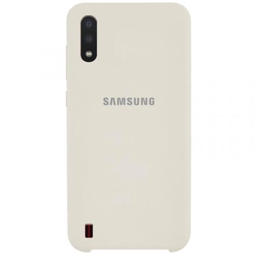Чехол cover для Samsung Galaxy A01, белый купить
