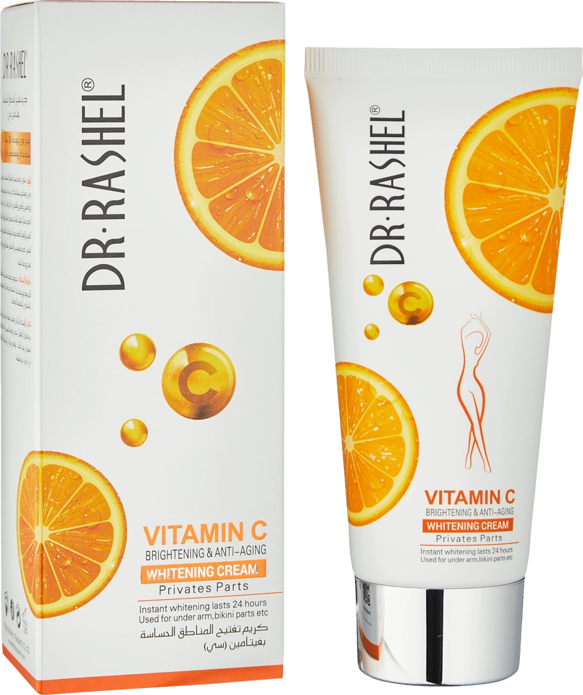 ОТБЕЛИВАЮЩИЙ КРЕМ ДЛЯ ИНТИМНЫХ МЕСТ С ВИТАМИНОМ С DR.RASHEL 80ML в Узбекистане