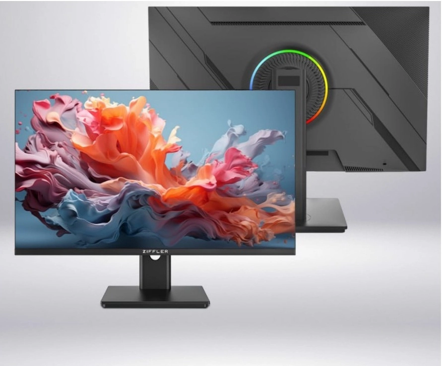 Монитор ZIFFLER 24ZI120-24" Flat monitor (VGA+HDMI+DC) IPS FLAT 120hz RGB ,  Black купить