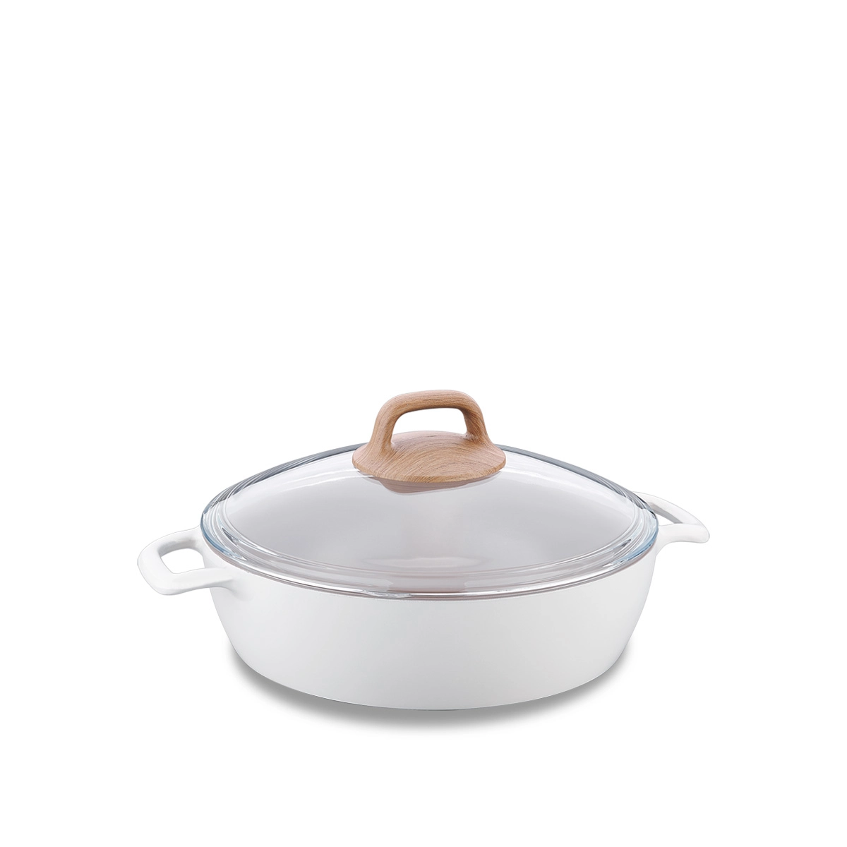 Кастрюля низкая с крышкой KORKMAZ GUSTO LOW , 24&times;6,5 см (A2981) недорого