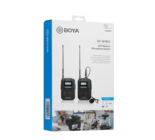 BOYA BY-WM6S simsiz mikrofon tizimi arzon