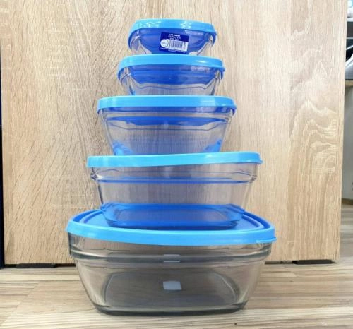 Набор стеклянных контейнеров Duralex, 5 шт недорого