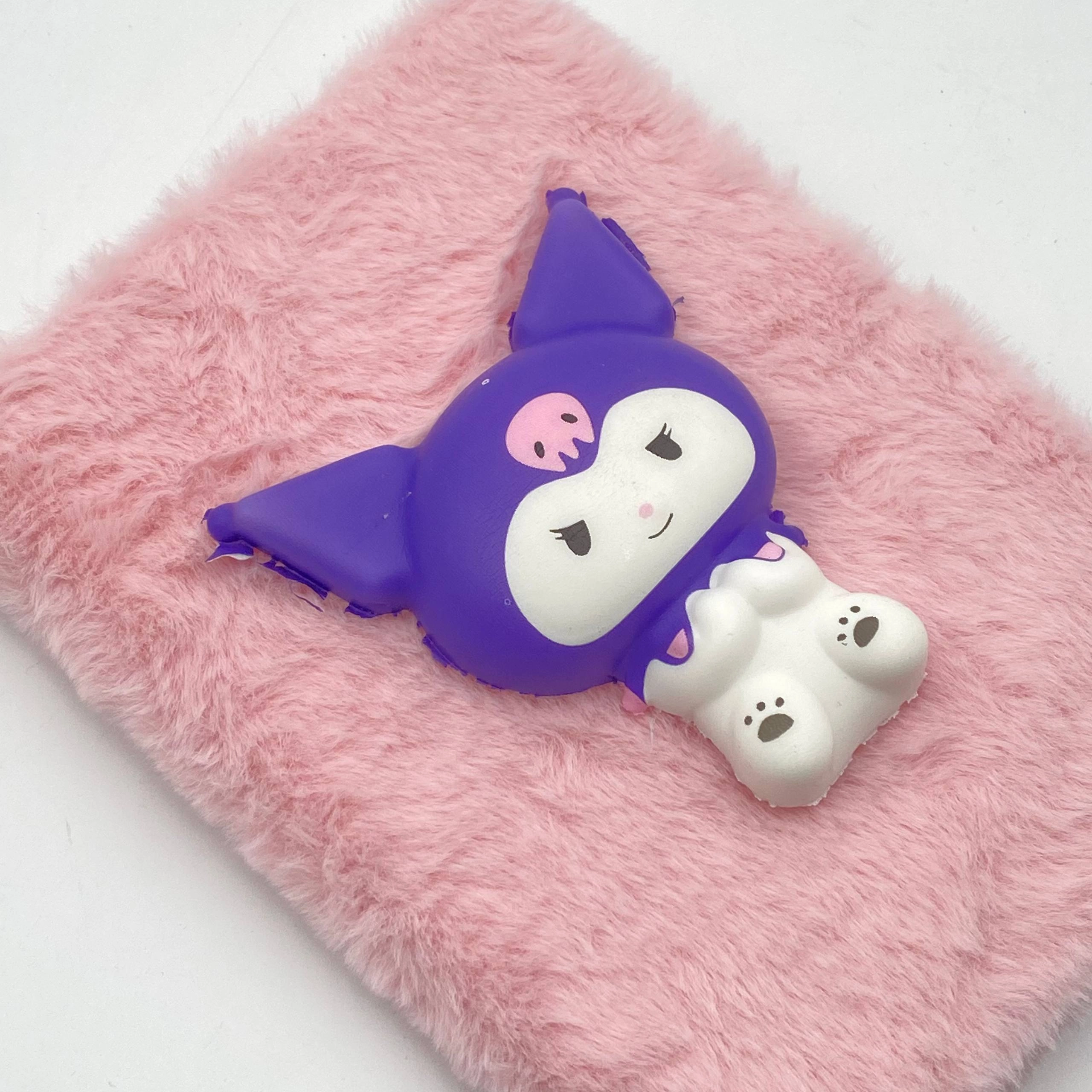 Пухлый блокнот Kuromi (розовый, голубой, фиолетовый) недорого