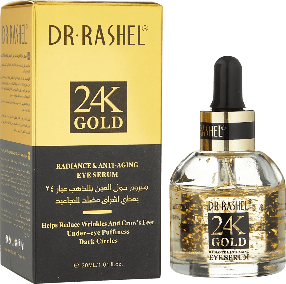 24K Gold Radiance & Anti-Aging Eye Serum - ko'z uchun surtma O'zbekistonda