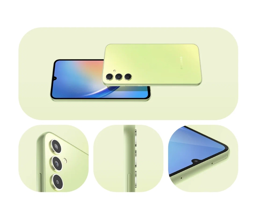 Смартфон Samsung Galaxy A34 6/128GB Лайм с фото