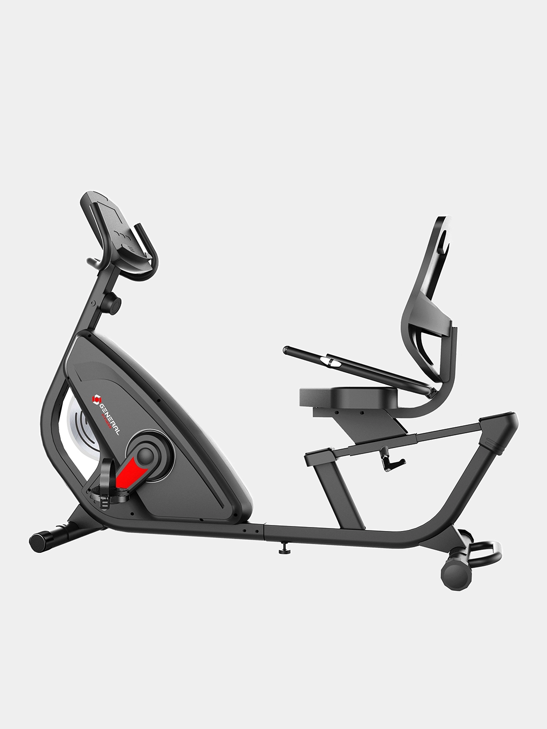 Горизонтальный велотренажер GF - 67R, 130 кг купить