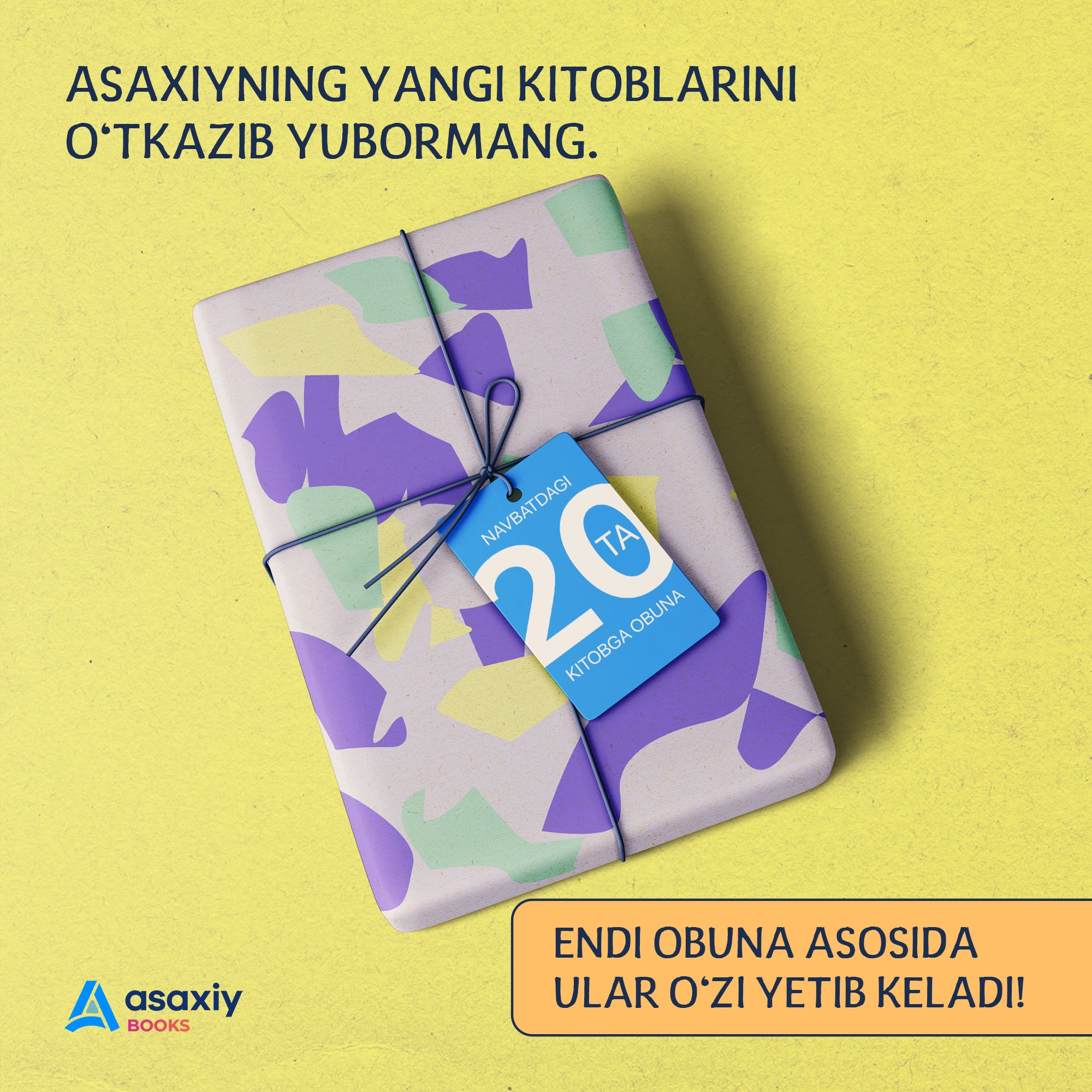 Asaxiy Books kitoblariga obuna sotib olish