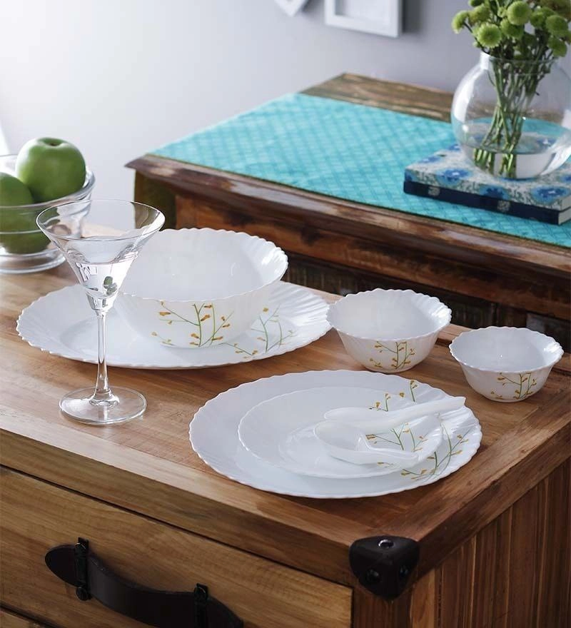 Столовый сервиз Diva La Opala Citron Weave 50 предметов онлайн