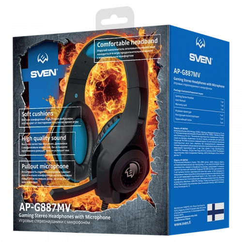 Sven AP-G887MV Blue kompyuter quloqchini bo'lib to'lash