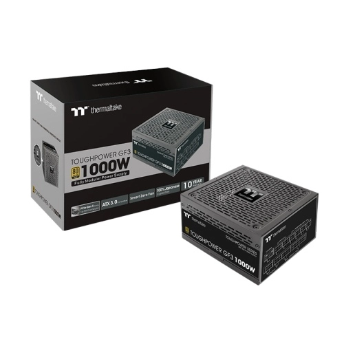 Quvvatlash blogi Thermaltake Toughpower GF3 1000W Gold bo'lib to'lash