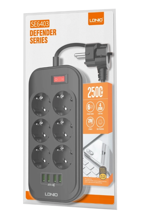 Удлинитель LDNIO SE6403 цена