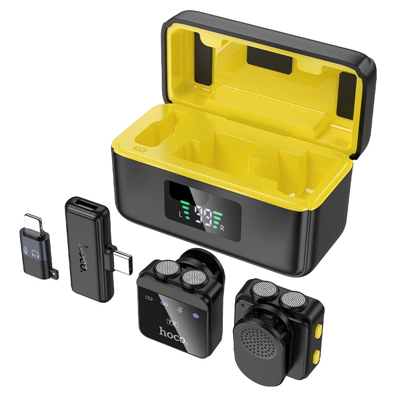 Hoco L17 simsiz mikrofonlari , Black sotib olish