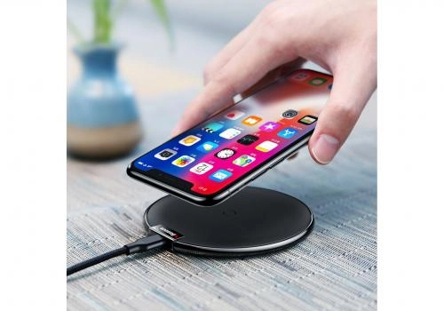 Baseus iX Desktop Wireless Charger Black (WXIX-01) simsiz quvvatlagichi - rasm №3 Baseus iX Desktop Wireless Charger Black (WXIX-01) simsiz quvvatlagichi arzon