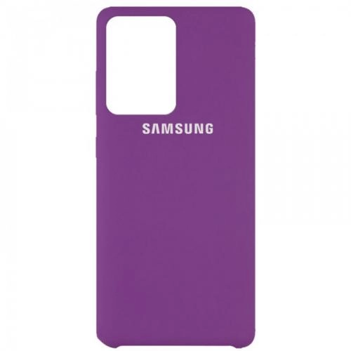 Чехол Silicone cover для Samsung Galaxy S20 Ultra, сливовый купить