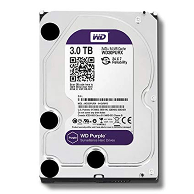 WD Purple HDD 3TB WD30PURX qattiq diski sotib olish