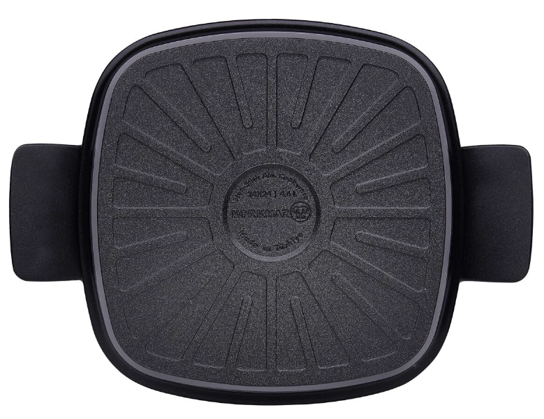 Korkmaz Casterra квадратный чугунный казан 26x26x7 (A2584) в Узбекистане