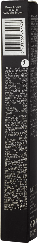 NOTE BROW ADDICT TINT & SHAPING GEL 02 (5 ml+5 ml) qosh uchun tint arzon