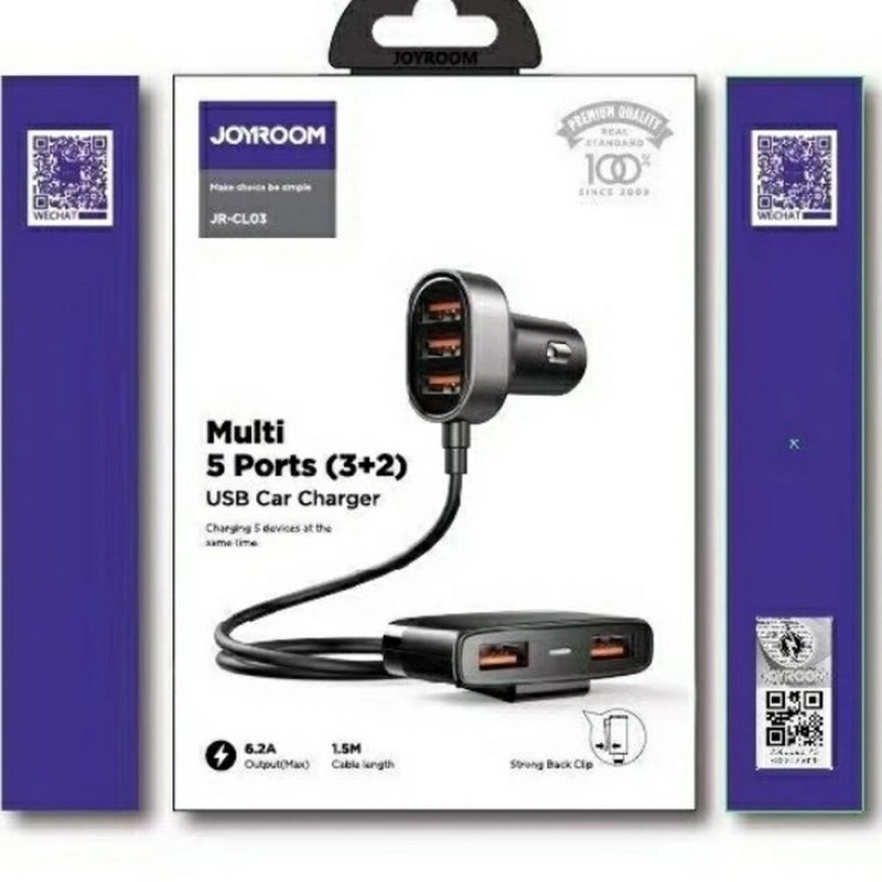 Joyroom JR-CL03 5 USB Multi-port Car Adapter недорого