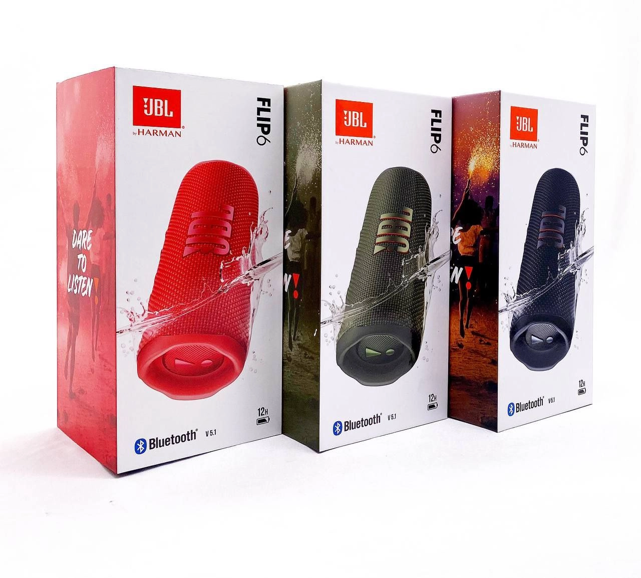 JBL FLIP6 yashil simsiz Bluetooth-kolonkasi O'zbekistonda