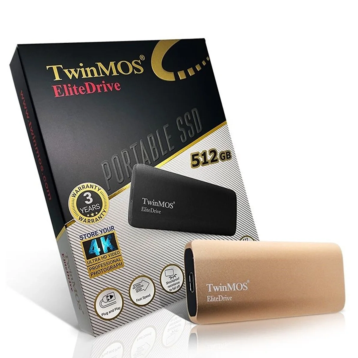 USB-флешка TwinMos USB 3.2 Type-C 512G GB в Узбекистане