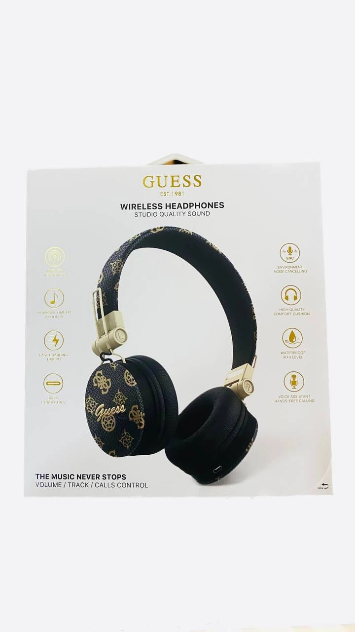 Беспроводные наушники Guess Orginal черный недорого