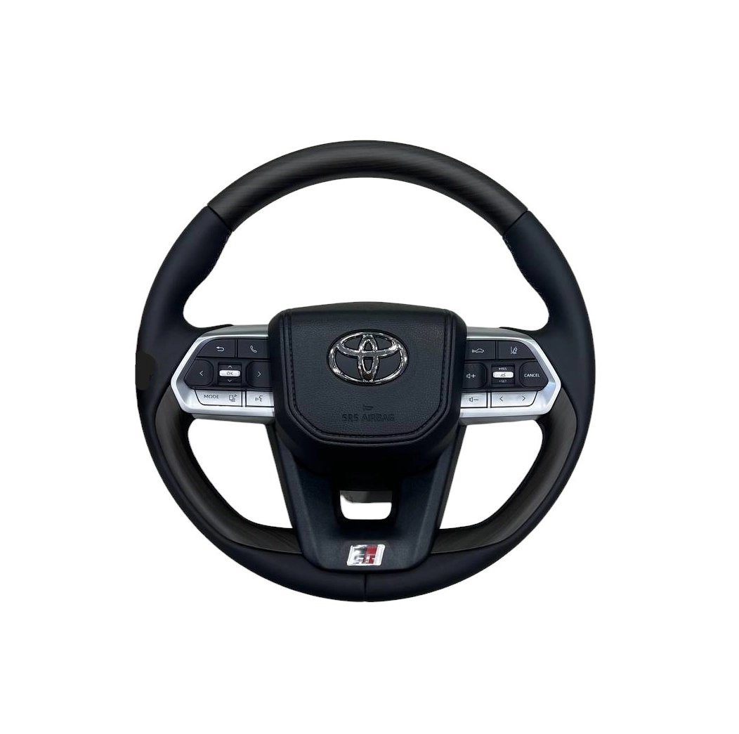 Avtomobil ruli Toyota GR charmli, qora sotib olish