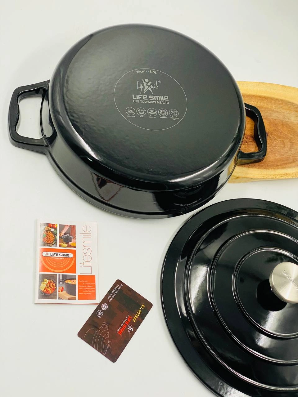 Life Smile cho&lsquo;yan jarovnyasi, LIFEP26SHR-Black 28 sm / 3,5 L arzon