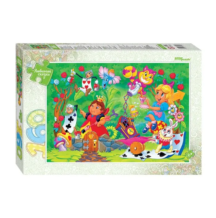 Step Puzzle Любимые сказки Алиса в стране чудес 160 pazllari sotib olish