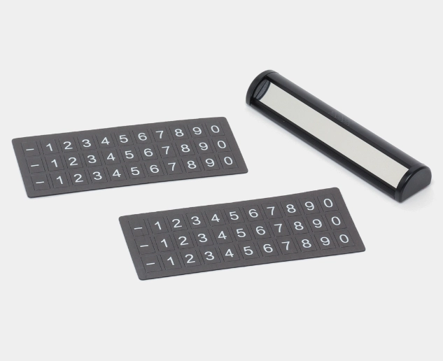 Парковочный номер (автовизитка) Proda PD-CH017 чёрный купить