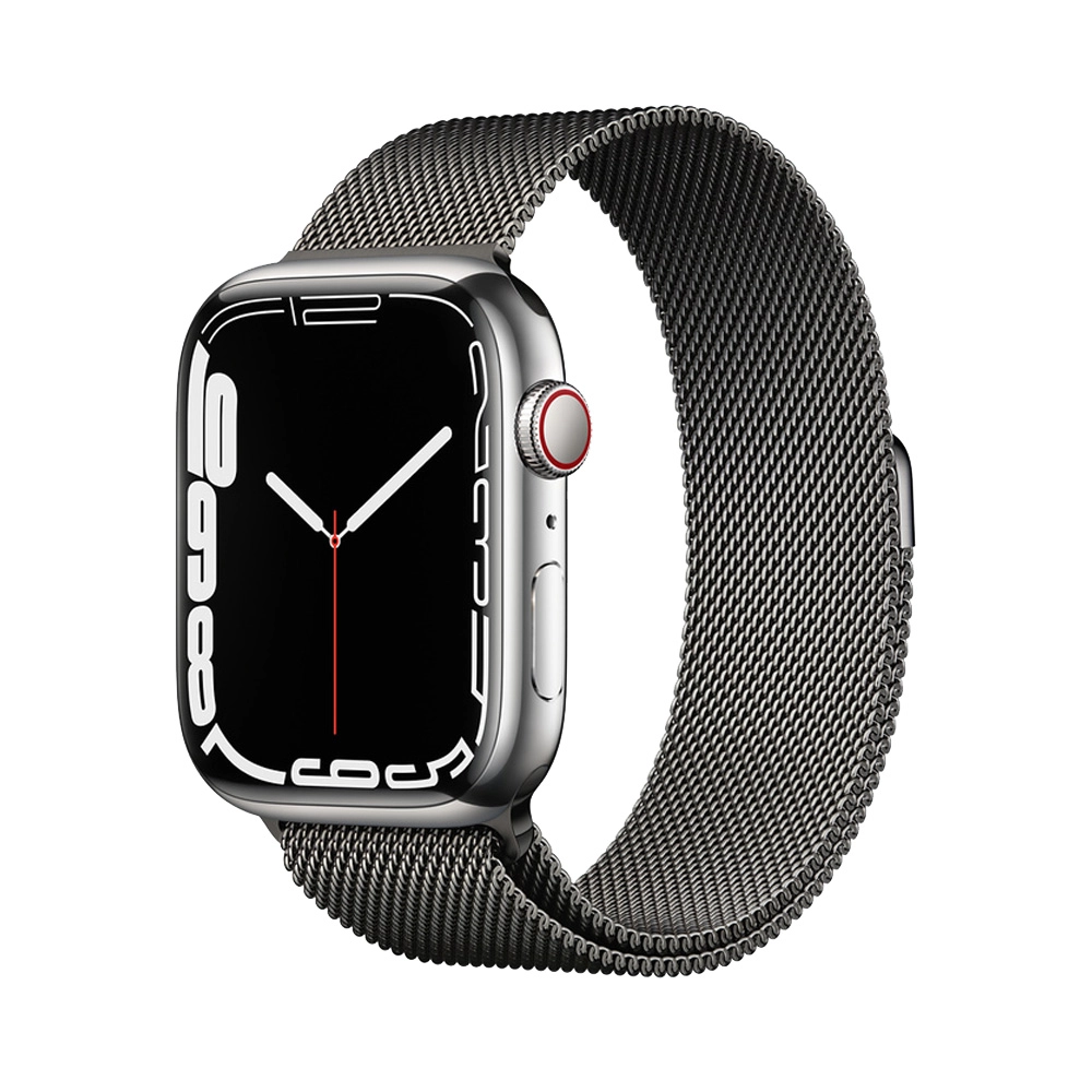 Apple Watch Series 7/45mm Milanese Black smart-soati sotib olish