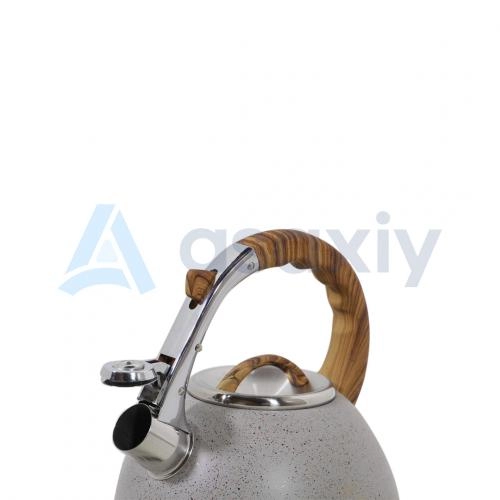 Чайник со свистком 3 л. от Life Smile (стальной, чёрный, серый) в Узбекистане